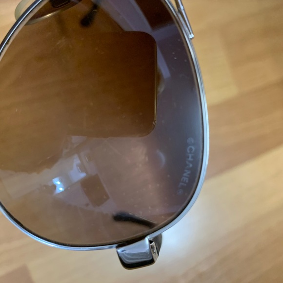 Chanel sunglasses, used condition, silver . - Picture 7 of 14